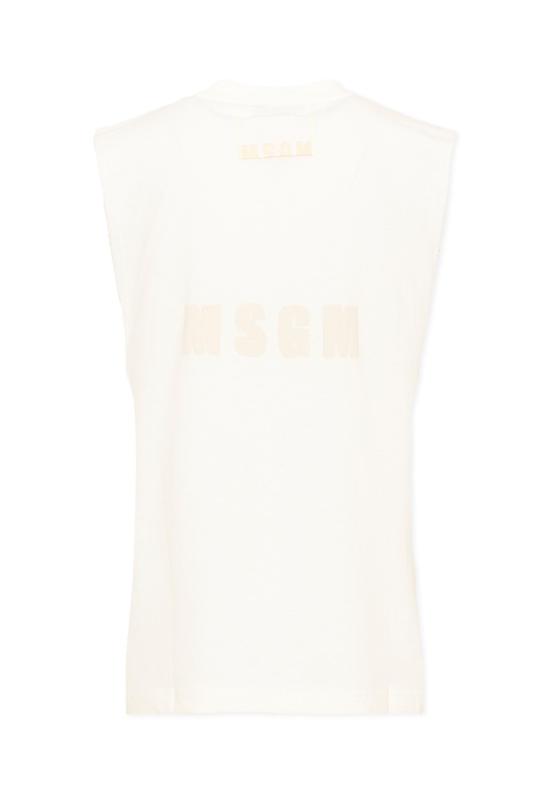 26SS [키즈] 엠에스지엠 티셔츠 S6MSJUTH150 002 IVORY - MSGM