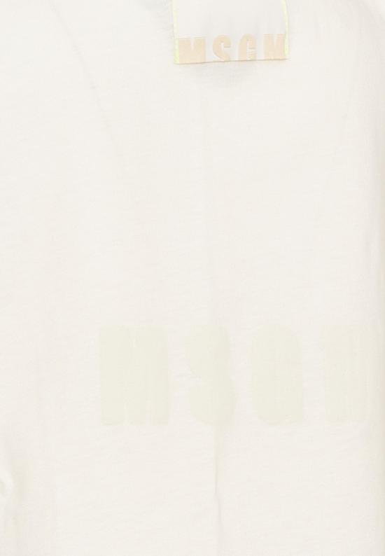 26SS [키즈] 엠에스지엠 티셔츠 S6MSJUTH150 002 IVORY - MSGM
