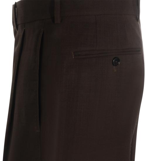 26SS 톰포드 라이트 프레스코 더블 플리츠 팬츠 PLMD01 W0132GAY CHOCOLATE - TOMFORD
