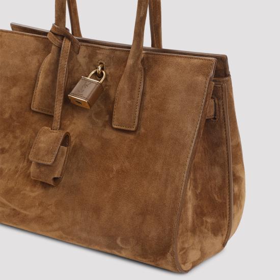 26FW 생로랑 삭 드 주르 스웨이드 스몰 백 861231 1U80W 2916 ORANGE CARAMEL COGNA - SAINT LAURENT