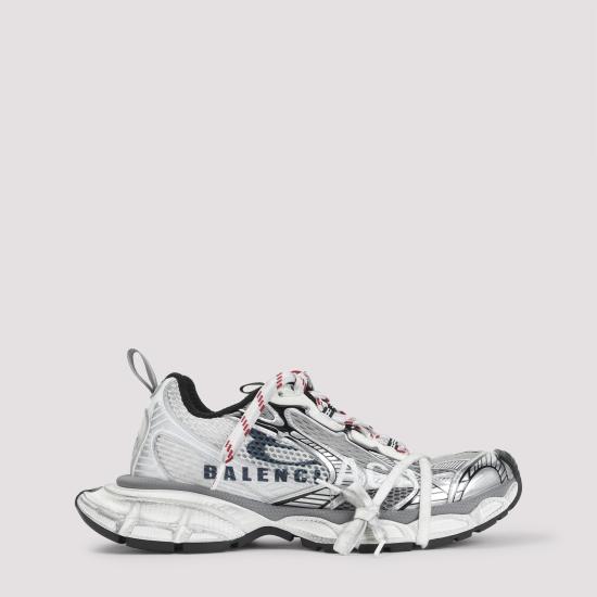 26FW 발렌시아가 3xl 스플릿 로고 스니커즈 840090 W3XSG 9239 WHITE NAVY GREY