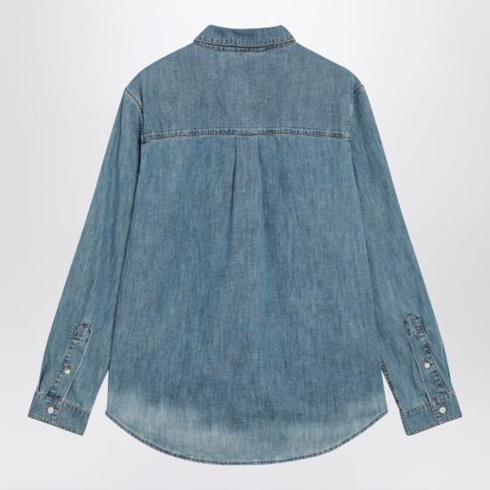 26FW 미우미우 데님 셔츠 GWC143OOO193K F0013 LIGHT BLUE - MIU MIU