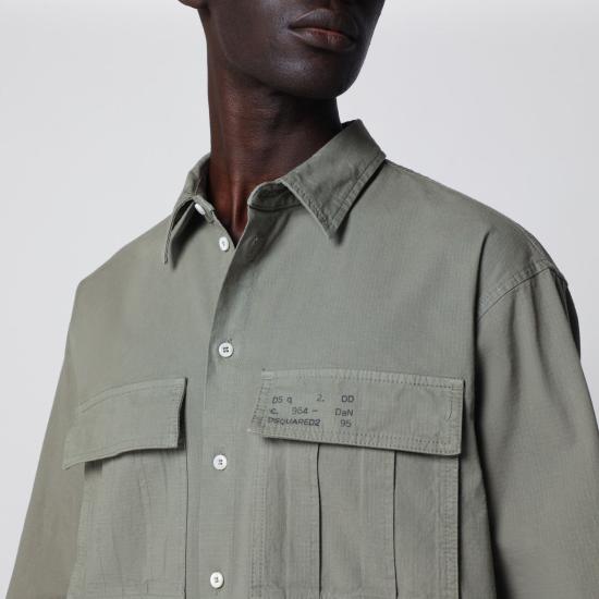 26SS 디스퀘어드2 긴팔 셔츠 S71DM0830D35058 734 BEIGE - DSQUARED2