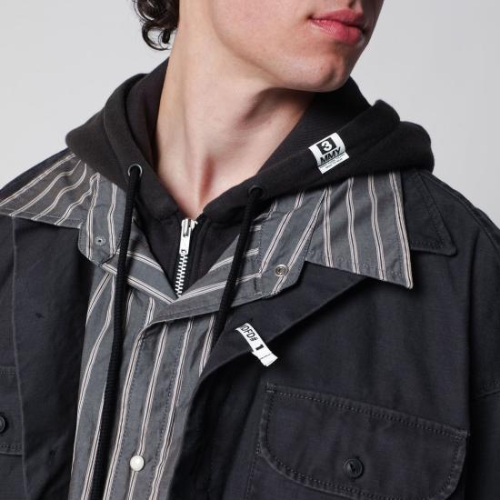 26SS 메종 미하라 야스히로 자켓 J16SH185CO BLK BLACK - MAISON MIHARA YASUHIRO