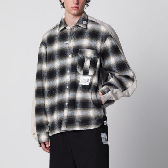 26SS 메종 미하라 야스히로 자켓 A16SH083CO BW BLACK