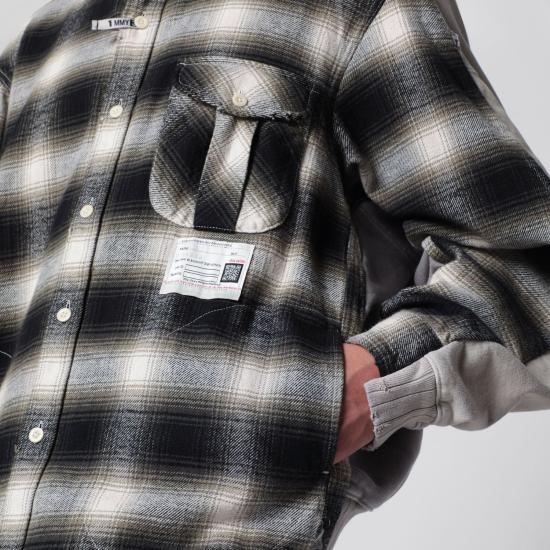 26SS 메종 미하라 야스히로 자켓 A16SH083CO BW BLACK - MAISON MIHARA YASUHIRO