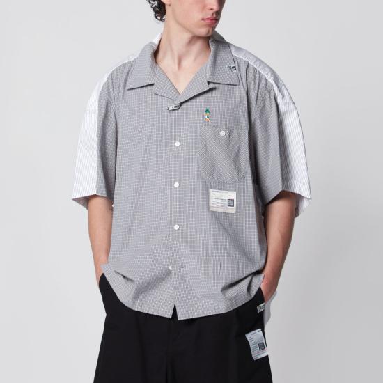 26SS 메종 미하라 야스히로 반팔 셔츠 A16SH084CO GR GREY