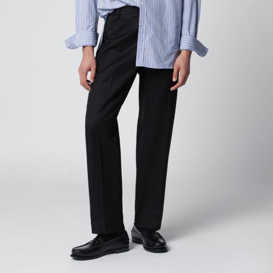 26SS 비아지오 산타니엘로 수트 팬츠 2828CO 99 BLACK