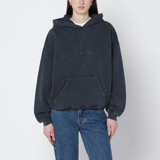 26FW 애니빙 후드 티셔츠 S085185CO 002 BLACK