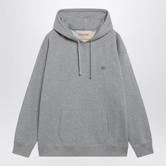 26FW 발렌티노 가라바니 후드 티셔츠 9V3MF30KBMN 080 GREY