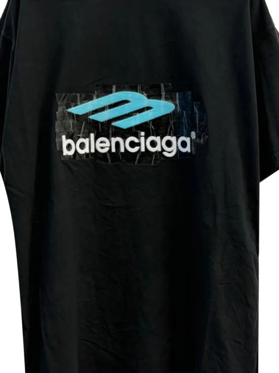 26SS 발렌시아가 반팔 티셔츠 850345TTVT4 3363 BLACK - BALENCIAGA