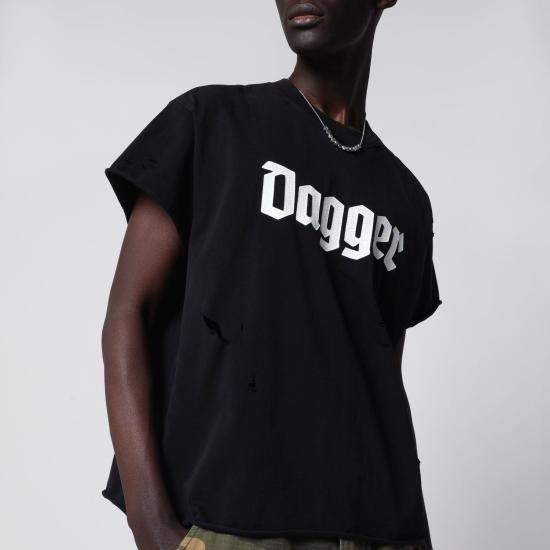 26SS 대거 반팔 티셔츠 10012CO WB BLACK - DAGGER