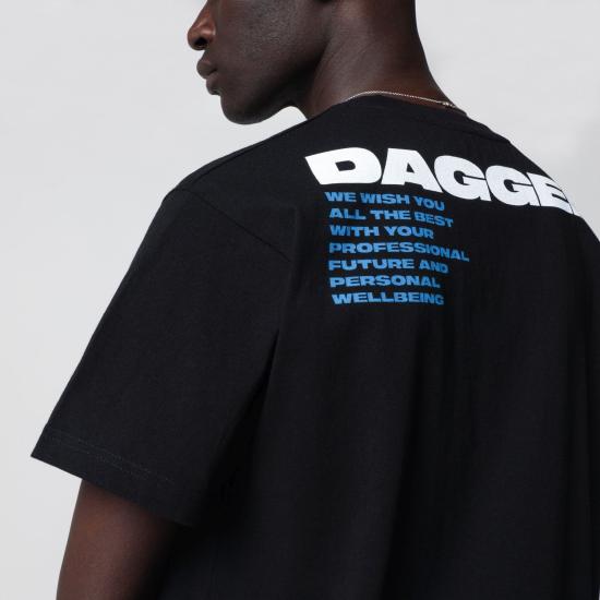 26SS 대거 반팔 티셔츠 80001CO WB BLACK - DAGGER
