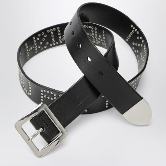 26SS 대거 가죽 벨트 80001BDLE BK BLACK - DAGGER