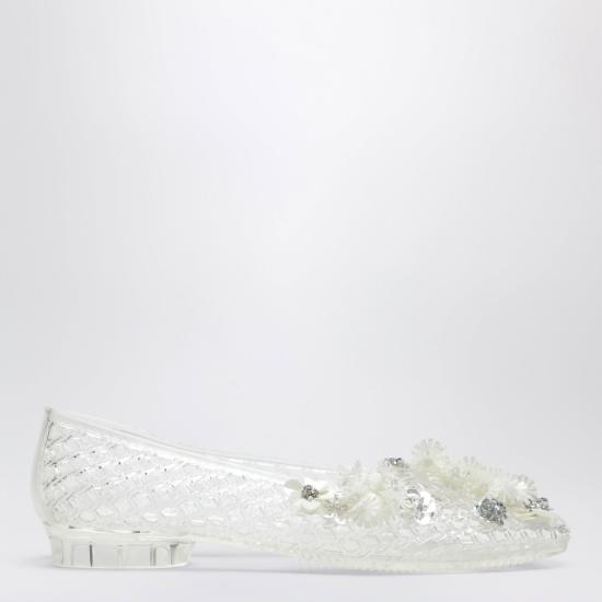 26SS 헤븐리젤리 플랫 슈즈 HJ26SSALST01 CL01 WHITE