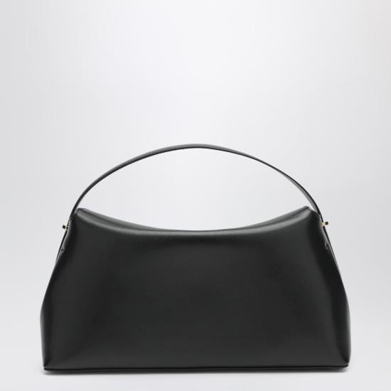26FW 토템 T락 탑 핸들 백 234WLGBG417LE0025 001 BLACK - TOTEME