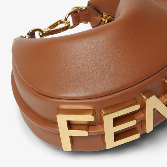 26FW 펜디 펜디그라피 미니 호보백 8BS081A5DY F1UK8 BROWN - FENDI