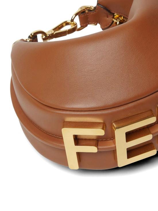 26FW 펜디 펜디그라피 미니 호보백 8BS081A5DY F1UK8 BROWN - FENDI