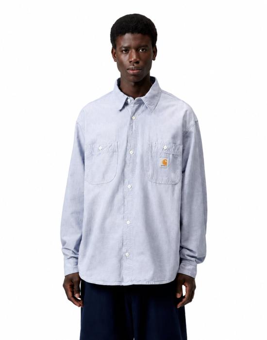 26FW 칼하트 WIP 긴팔 셔츠 I036919 010L LIGHTBLUE - CARHARTT WIP