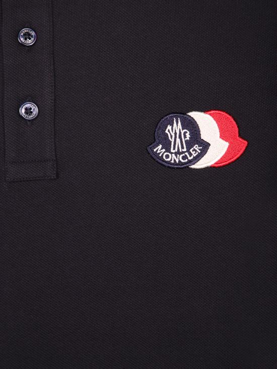 26SS 몽클레어 로고 패치 코튼 피케 폴로 셔츠 8A00030 89A16 77X Blue - MONCLER