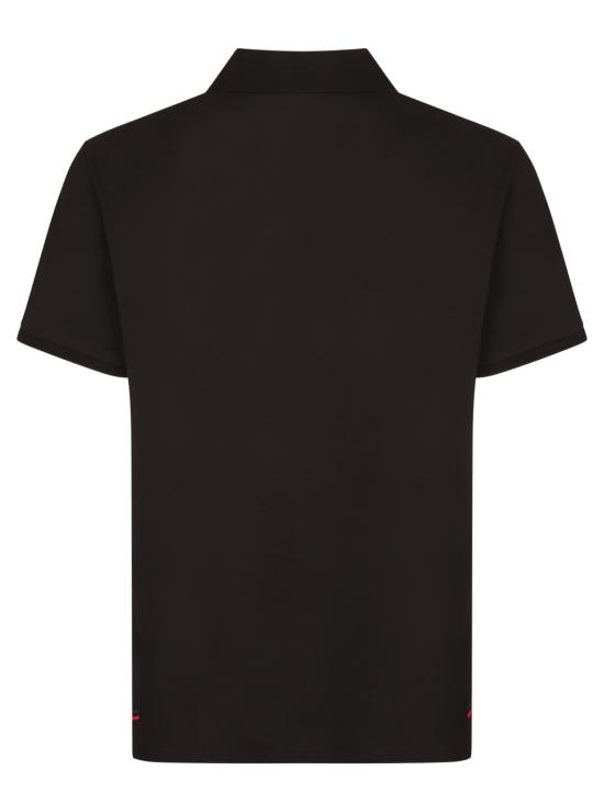 26SS 몽클레어 로고 패치 코튼 피케 폴로 셔츠 8A00030 89A16 999 Black - MONCLER