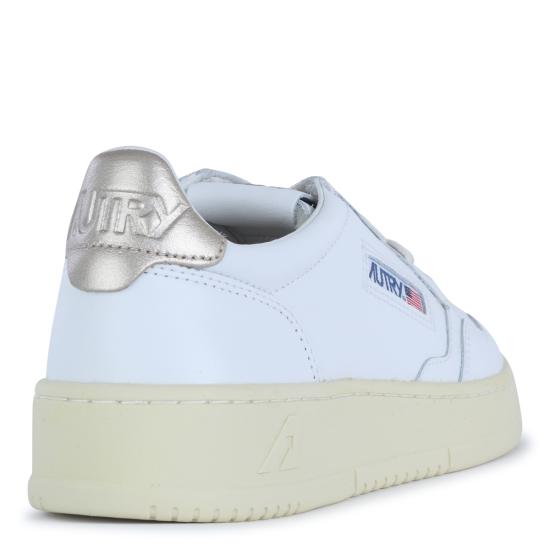 26FW 오트리 메달리스트 로우 AULW LL06 LEAT LEAT WHT GOLD - AUTRY