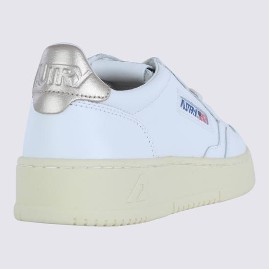 26FW 오트리 메달리스트 로우 AULW LL06 LEAT LEAT WHT GOLD - AUTRY