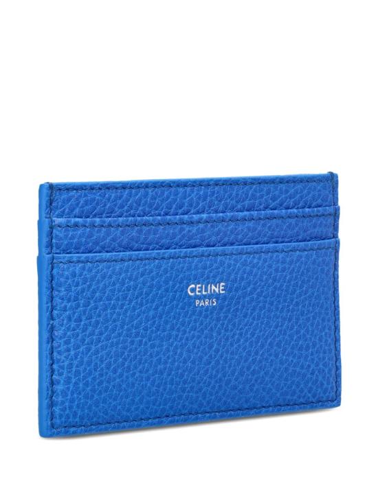 26SS 셀린느 그레인드 카프스킨 카드 홀더 10N763GTH 07QI Clear Blue - CELINE