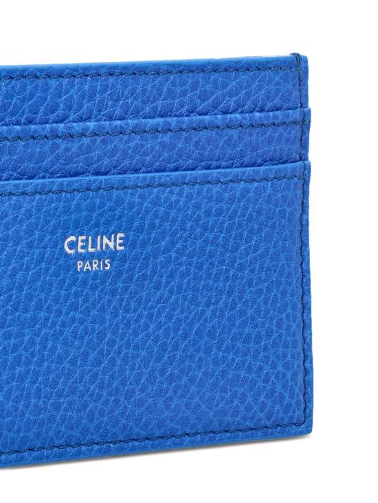 26SS 셀린느 그레인드 카프스킨 카드 홀더 10N763GTH 07QI Clear Blue - CELINE