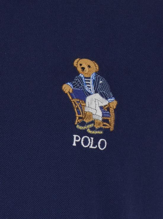 26FW 폴로 랄프로렌 폴로 티셔츠 710B18546001 Blu - POLO RALPH LAUREN