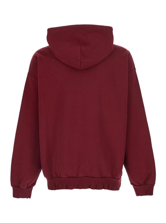 26FW 발렌시아가 후드 티셔츠 A0017OTUVR56164 Red - BALENCIAGA