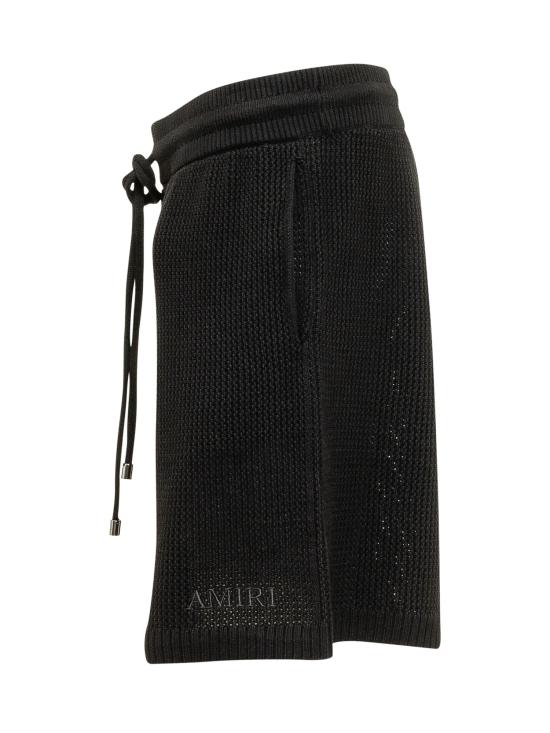 26FW 아미리 숏팬츠 AMKNSH1047 001 BLACK - AMIRI