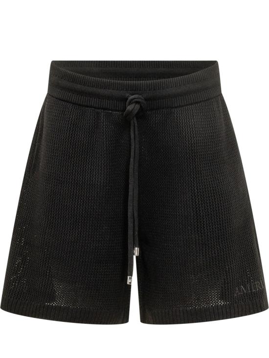 26FW 아미리 숏팬츠 AMKNSH1047 001 BLACK