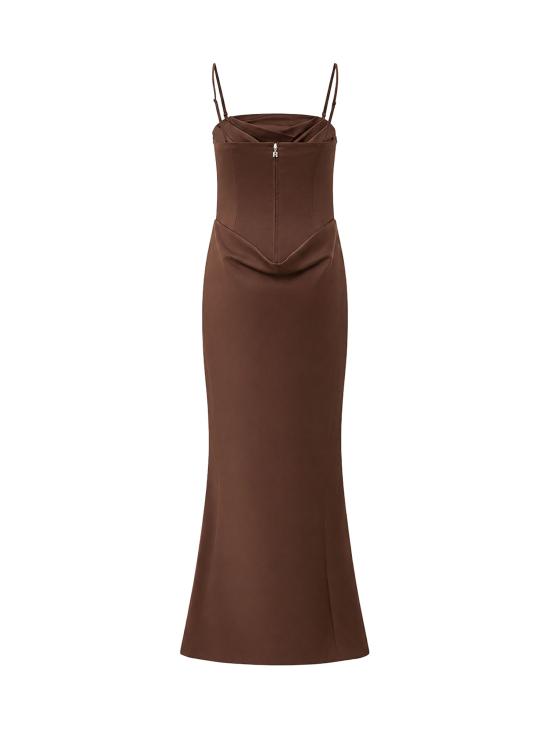 26FW 로테이트 롱 원피스 1163362910 2910 CHICORY COFFEE - ROTATE