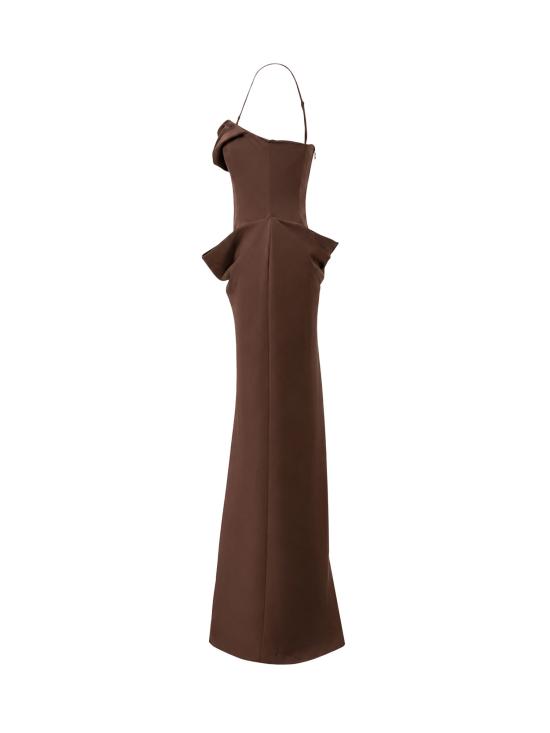 26FW 로테이트 롱 원피스 1163362910 2910 CHICORY COFFEE - ROTATE