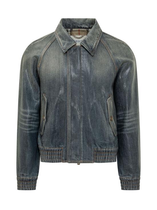 26SS 버버리 데님 자켓 8121597 A1322 MID BLUE