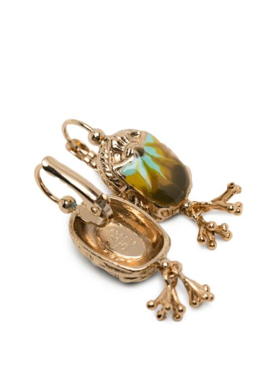 26FW 가스 비쥬 이어링 ASCARAMOUCHE BIS O 000 GOLD GREEN - GAS BIJOUX