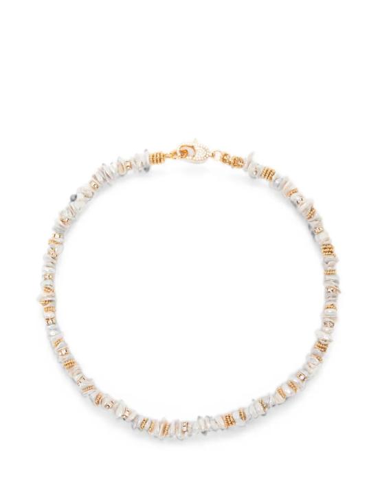 26FW 가스 비쥬 목걸이/팬던트 CALOHA MINI O 000 GOLD WHITE