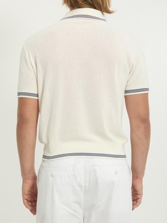26SS 자크뮈스 폴로 티셔츠 POM00618 WHITE - JACQUEMUS