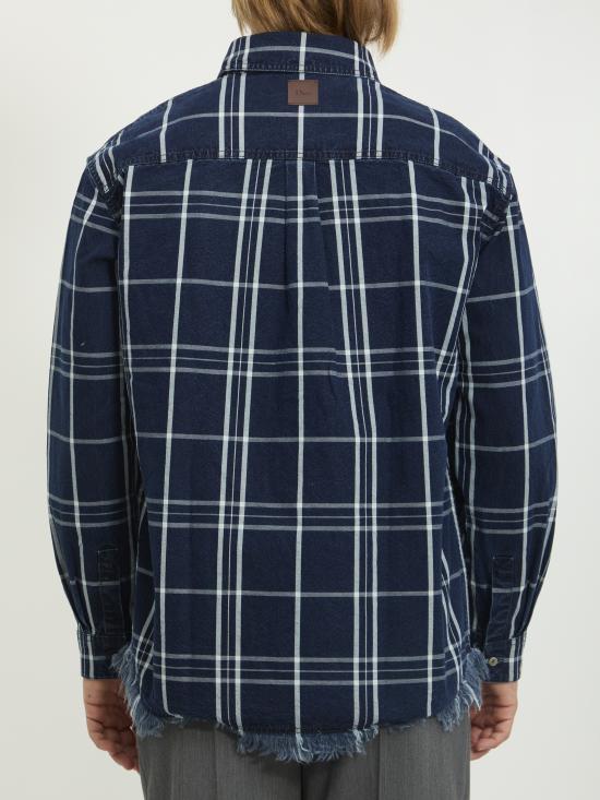 26FW 디올 긴팔 셔츠 693D592 BLUE - DIOR