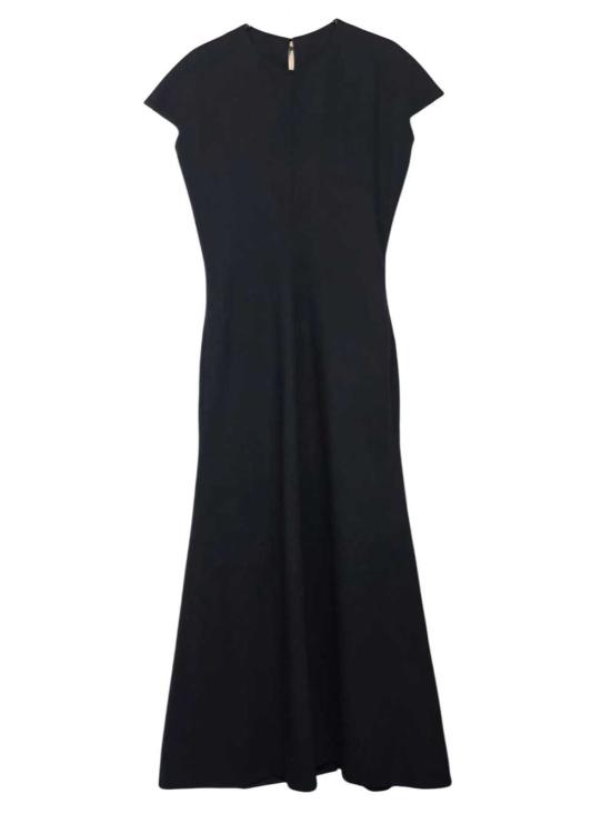 26FW 질샌더 롱 원피스 J02CT0667J40356 001 BLACK