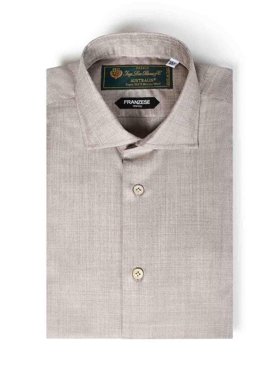 26SS 프랜지스 콜렉션 긴팔 셔츠 LIF321850BEIGE Beige - FRANZESE COLLECTION