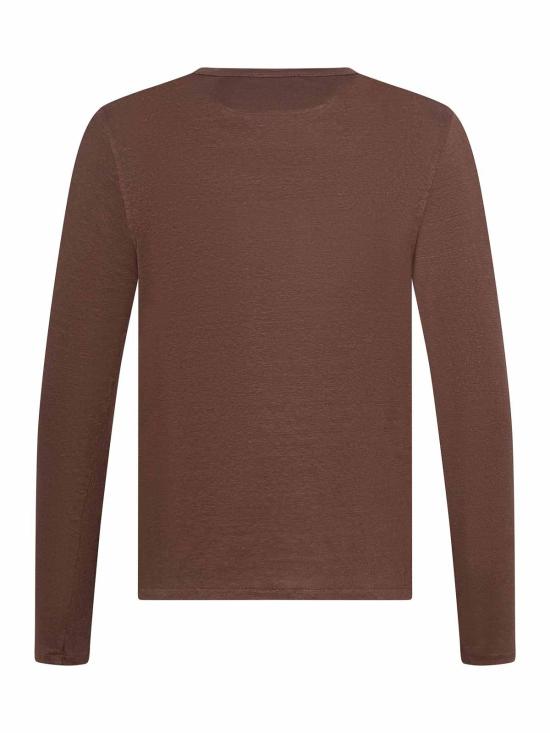 26SS 프랜지스 콜렉션 긴팔 티셔츠 AU5361C1009 Brown - FRANZESE COLLECTION