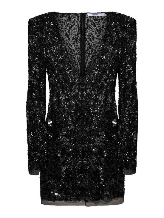 26FW 룸76 숏 원피스 FRAS24402009 Black