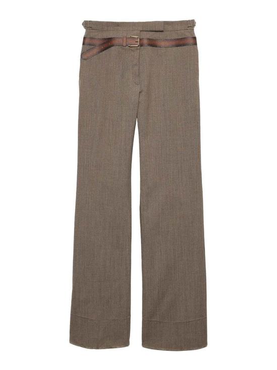 25SS 프라다 스트레이트 팬츠 P242J16NOF0572 Brown