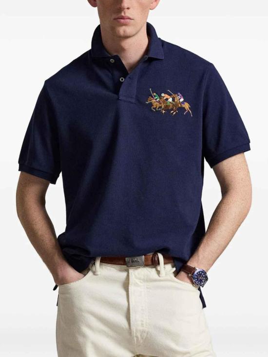 26SS 폴로 랄프로렌 폴로 티셔츠 710B14216003 Blue - POLO RALPH LAUREN