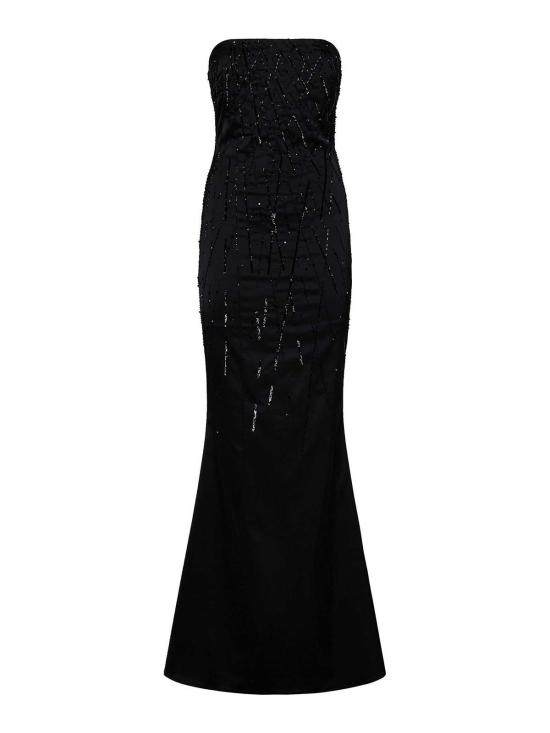 26FW 룸76 롱 원피스 FRAS24501009 Black