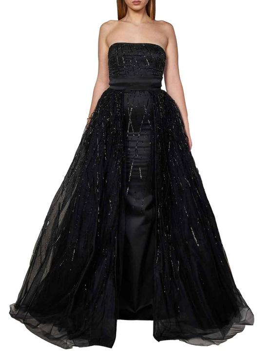 26FW 룸76 롱 원피스 FRAS24501009 Black - ROOM76