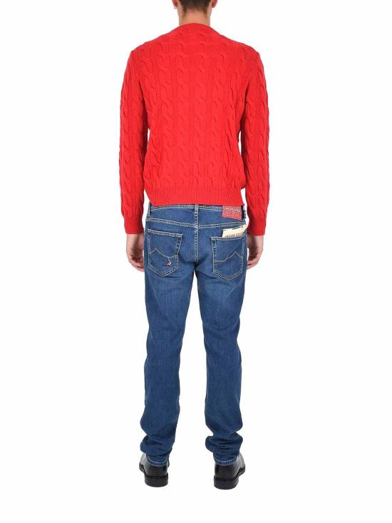 25FW 야콥코헨 스웨터 JURSG018000X0012FLO89 RED - JACOB COHËN