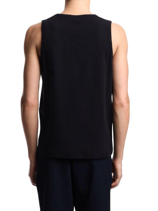 26SS 엠포리오 아르마니 민소매 티셔츠 EM005550AF25183F8097 Black - EMPORIO ARMANI